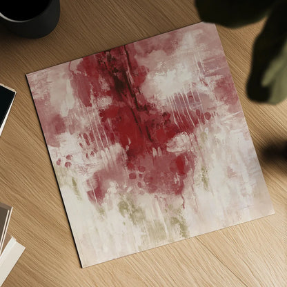 Red Rain by Silvia Vassileva. Shown as a detailed flat fine art print, highlighting archival giclee quality. Available as an archival giclee rolled canvas, fine art paper, or poster print. SKU 55993a.