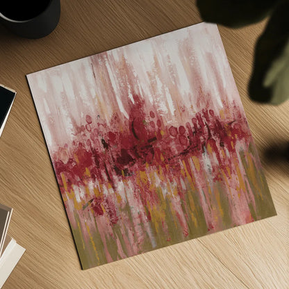 Red Reflections by Silvia Vassileva. Shown as a detailed flat fine art print, highlighting archival giclee quality. Available as an archival giclee rolled canvas, fine art paper, or poster print. SKU 55992a.