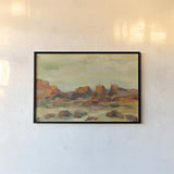 Red Rocks by Silvia Vassileva. shown as a paper print in a black flame. Available as a archival giclee rolled canvas, fine art paper, or poster print. SKU 103194i.