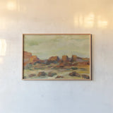 Red Rocks by Silvia Vassileva. shown as a paper print in a natural frame. Available as a archival giclee rolled canvas, fine art paper, or poster print. SKU 103194i.
