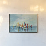 Regatta by Silvia Vassileva. shown as a paper print in a black flame. Available as a archival giclee rolled canvas, fine art paper, or poster print. SKU 62961i.