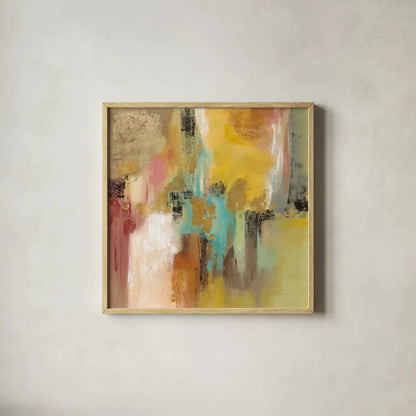 Retro Moment by Silvia Vassileva. Shown in a natural wood glass frame for a timeless modern aesthetic. Available as an archival giclee rolled canvas, fine art paper, or poster print. SKU 65598a.