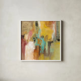 Retro Moment by Silvia Vassileva. Shown in a crisp white glass frame for a clean and minimalist style. Available as an archival giclee rolled canvas, fine art paper, or poster print. SKU 65598a.