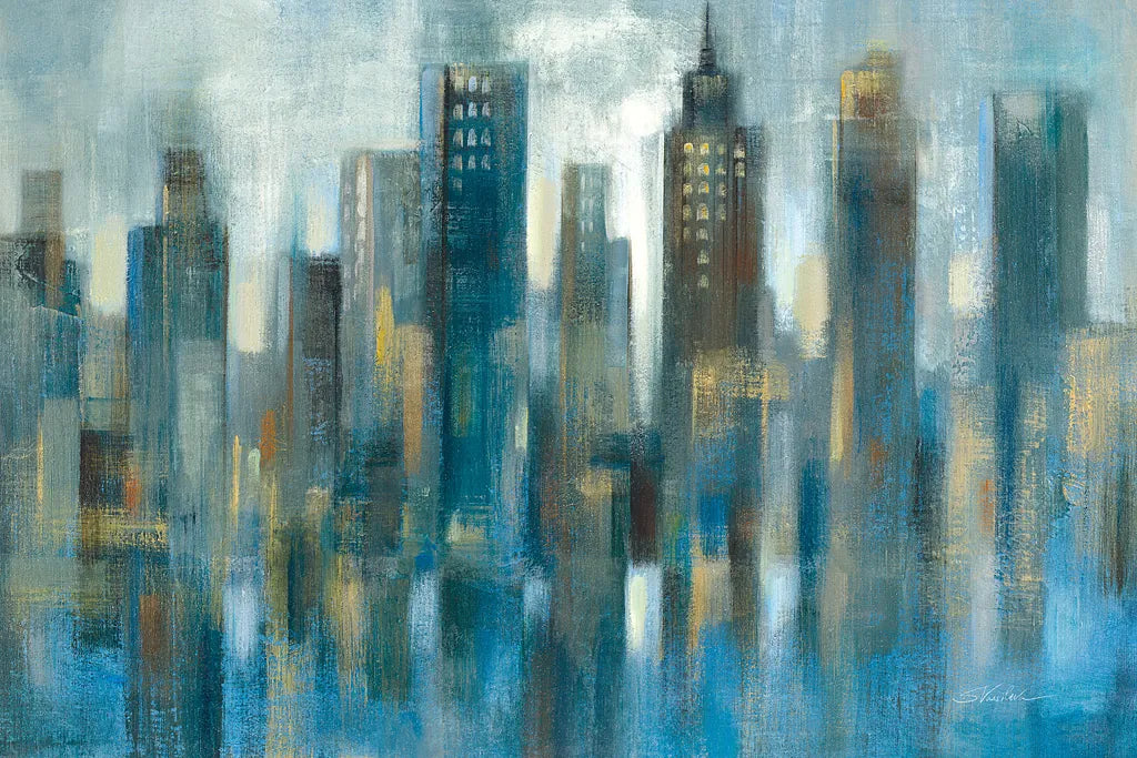 Rhythmic Reflection Light by Silvia Vassileva. SKU 29776i. Archival Giclee Fine art print for wall decor.