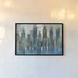 Rhythmic Reflection Light by Silvia Vassileva. shown as a paper print in a black flame. Available as a archival giclee rolled canvas, fine art paper, or poster print. SKU 29776i.