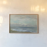 Rising Sun by Silvia Vassileva. shown as a paper print in a natural frame. Available as a archival giclee rolled canvas, fine art paper, or poster print. SKU 75990i.