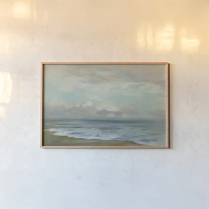 Rising Sun by Silvia Vassileva. shown as a paper print in a natural frame. Available as a archival giclee rolled canvas, fine art paper, or poster print. SKU 75990i.