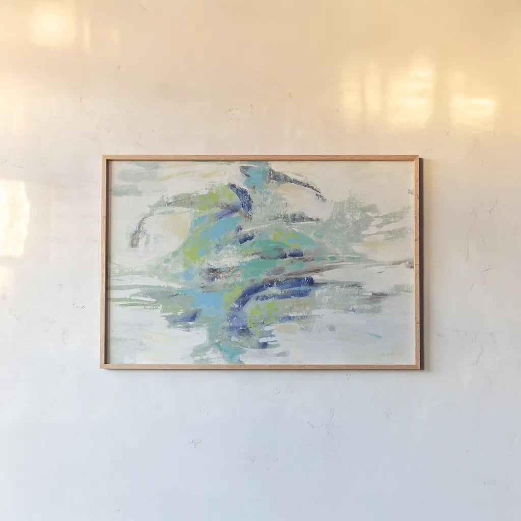 River Whirlpool by Silvia Vassileva. shown as a paper print in a natural frame. Available as a archival giclee rolled canvas, fine art paper, or poster print. SKU 27122i.