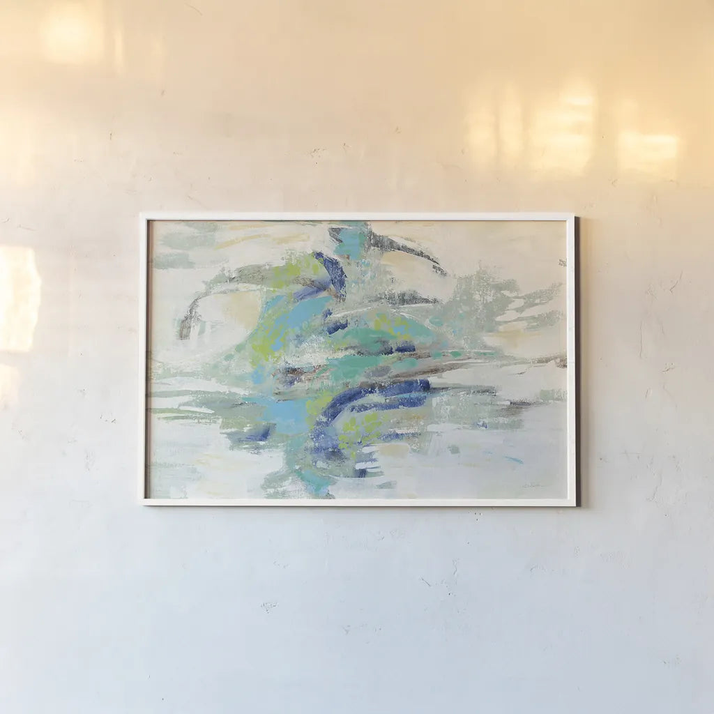 River Whirlpool by Silvia Vassileva. shown as a paper print in a white frame. Available as a archival giclee rolled canvas, fine art paper, or poster print. SKU 27122i.