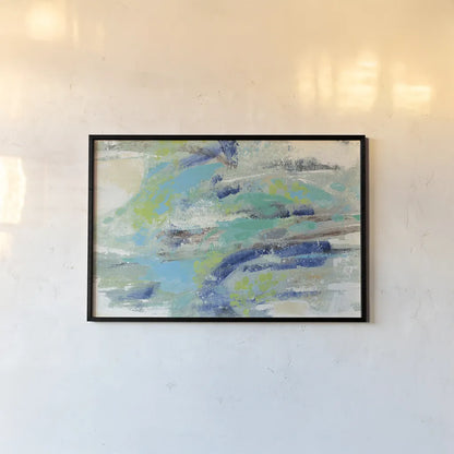 River Whirlpool v2 by Silvia Vassileva. shown as a paper print in a black flame. Available as a archival giclee rolled canvas, fine art paper, or poster print. SKU 28413i.