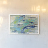River Whirlpool v2 by Silvia Vassileva. shown as a paper print in a white frame. Available as a archival giclee rolled canvas, fine art paper, or poster print. SKU 28413i.