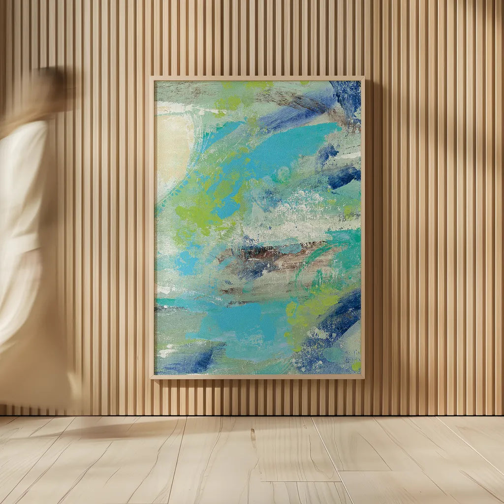 River Whirlpool v2 II by Silvia Vassileva. shown as over sized large wall art. Available as an archival giclee rolled canvas, fine art paper, or poster print. SKU 29795h.