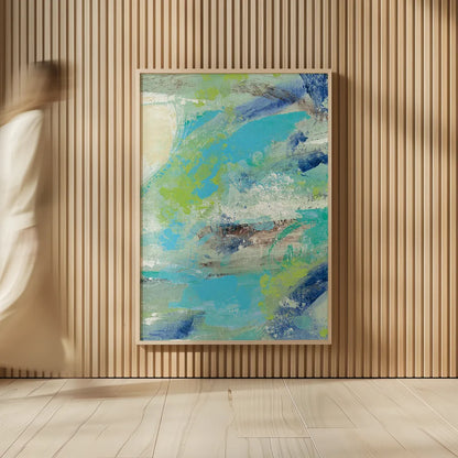 River Whirlpool v2 II by Silvia Vassileva. shown as over sized large wall art. Available as an archival giclee rolled canvas, fine art paper, or poster print. SKU 29795h.