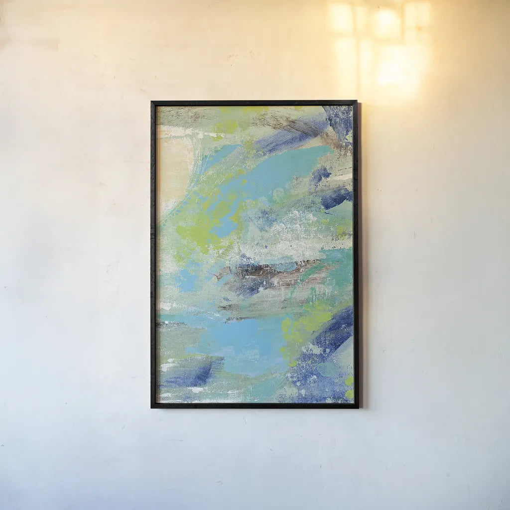 River Whirlpool v2 II by Silvia Vassileva. shown as a paper print in a black flame. Available as a archival giclee rolled canvas, fine art paper, or poster print. SKU 29795h.