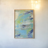 River Whirlpool v2 II by Silvia Vassileva. shown as a paper print in a natural frame. Available as a archival giclee rolled canvas, fine art paper, or poster print. SKU 29795h.