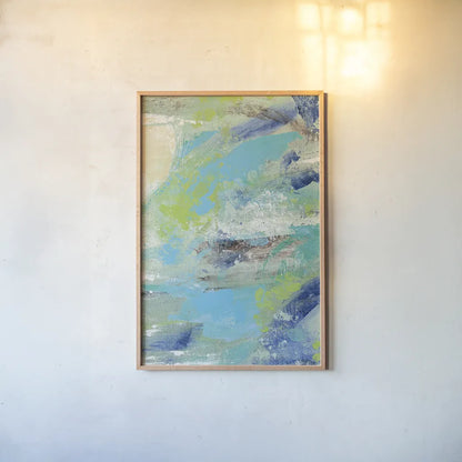 River Whirlpool v2 II by Silvia Vassileva. shown as a paper print in a natural frame. Available as a archival giclee rolled canvas, fine art paper, or poster print. SKU 29795h.