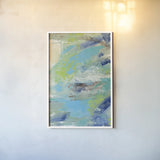 River Whirlpool v2 II by Silvia Vassileva. shown as a paper print in a white frame. Available as a archival giclee rolled canvas, fine art paper, or poster print. SKU 29795h.