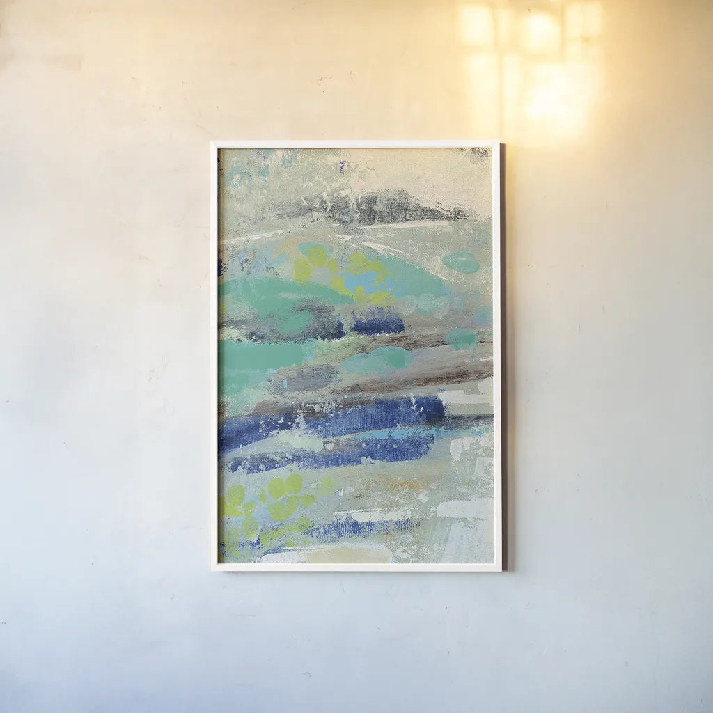 River Whirlpool v2 III by Silvia Vassileva. shown as a paper print in a white frame. Available as a archival giclee rolled canvas, fine art paper, or poster print. SKU 29796h.