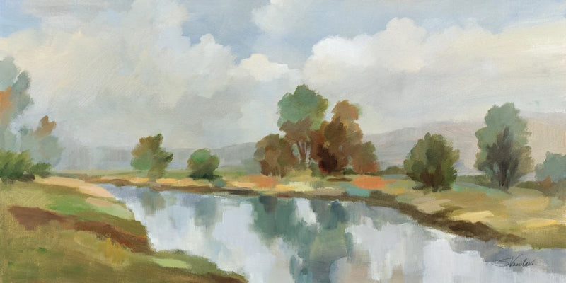 River and Clouds by Silvia Vassileva