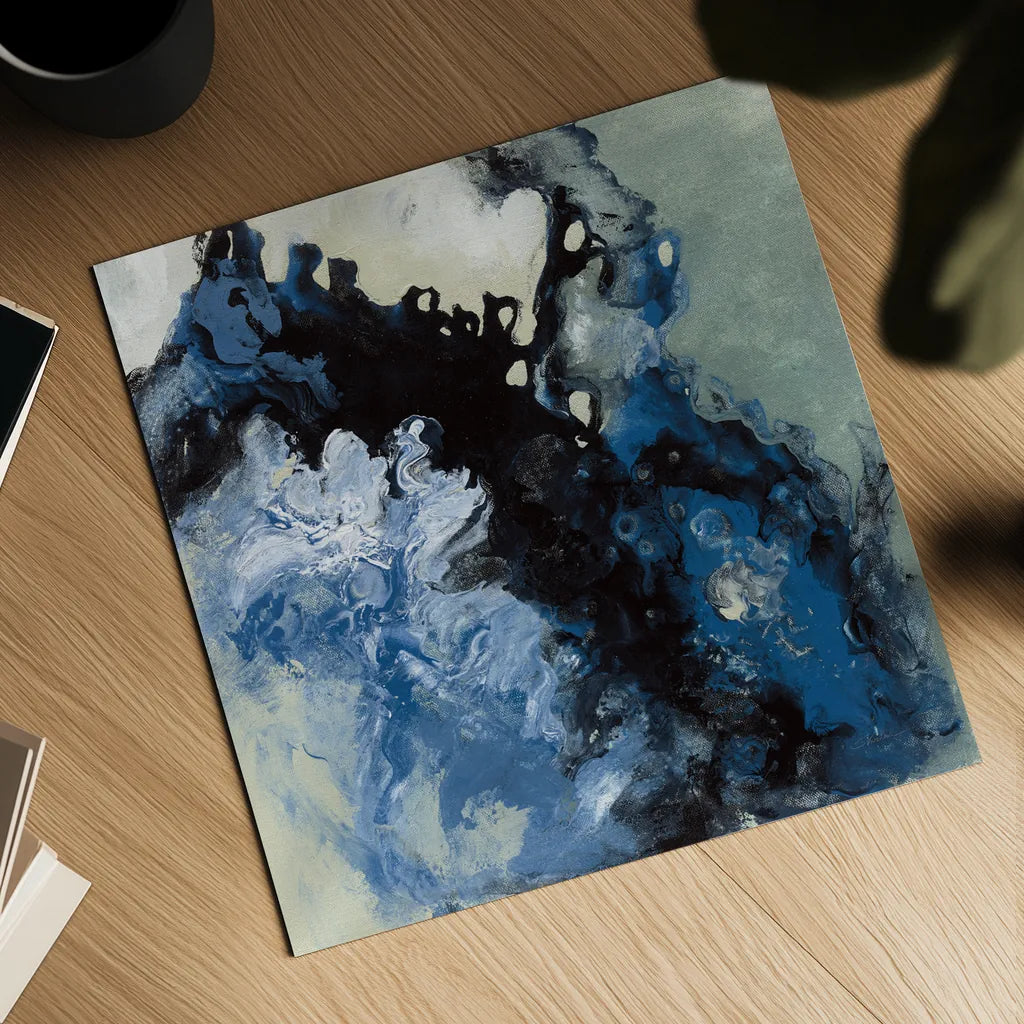 Roaring Waves I by Silvia Vassileva. Shown as a detailed flat fine art print, highlighting archival giclee quality. Available as an archival giclee rolled canvas, fine art paper, or poster print. SKU 61064a.