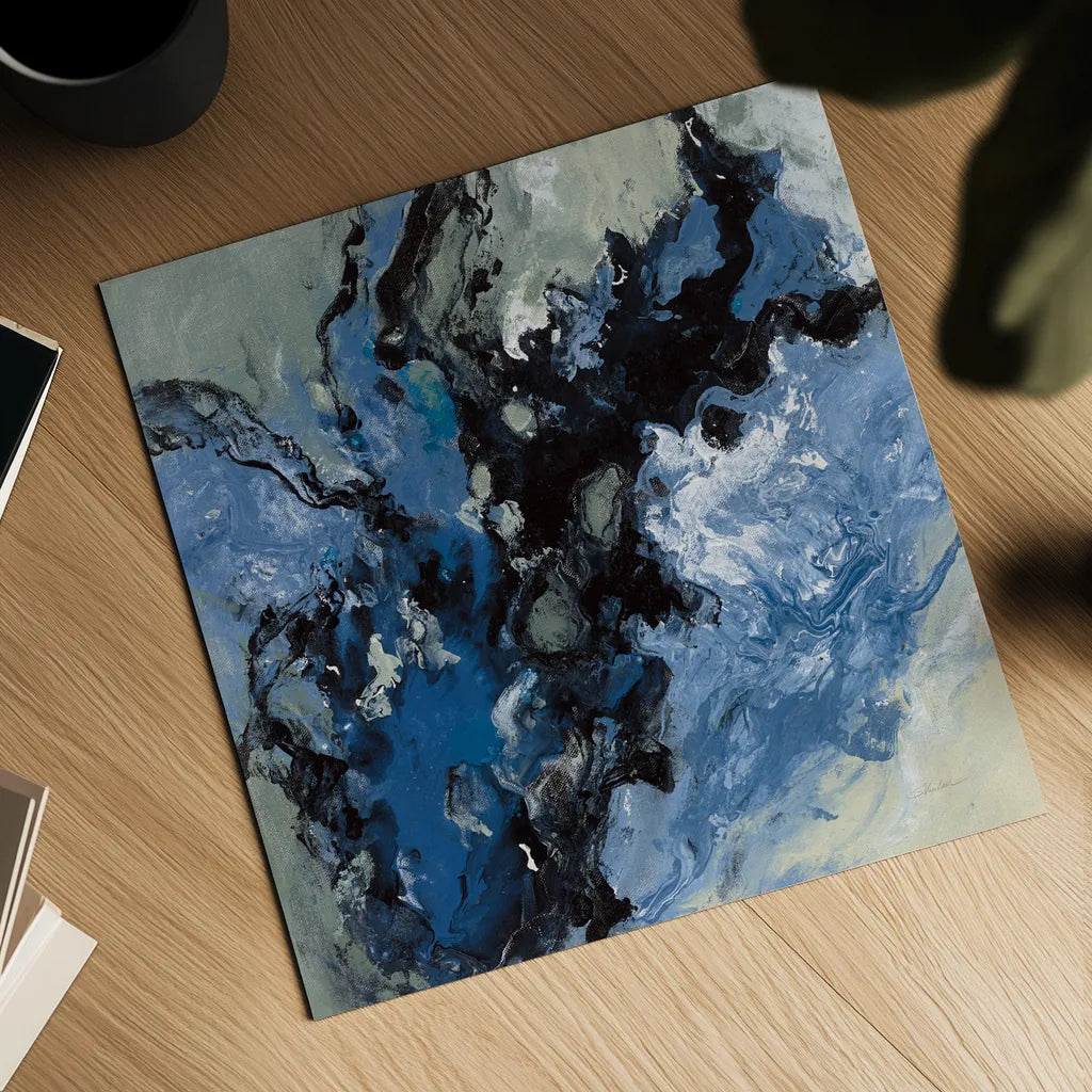 Roaring Waves II by Silvia Vassileva. Shown as a detailed flat fine art print, highlighting archival giclee quality. Available as an archival giclee rolled canvas, fine art paper, or poster print. SKU 61065a.