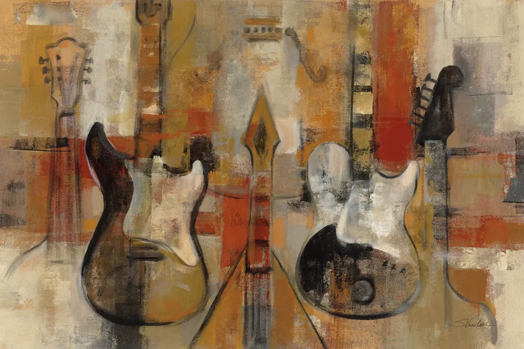 Rock and Roll Rhythm by Silvia Vassileva. SKU 60647i. Archival Giclee Fine art print for wall decor.