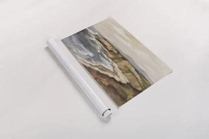 Rocky Coast by Silvia Vassileva. shown as a rolled paper print. Available as archival giclee rolled canvas, fine art paper, or poster print. SKU 97927i.