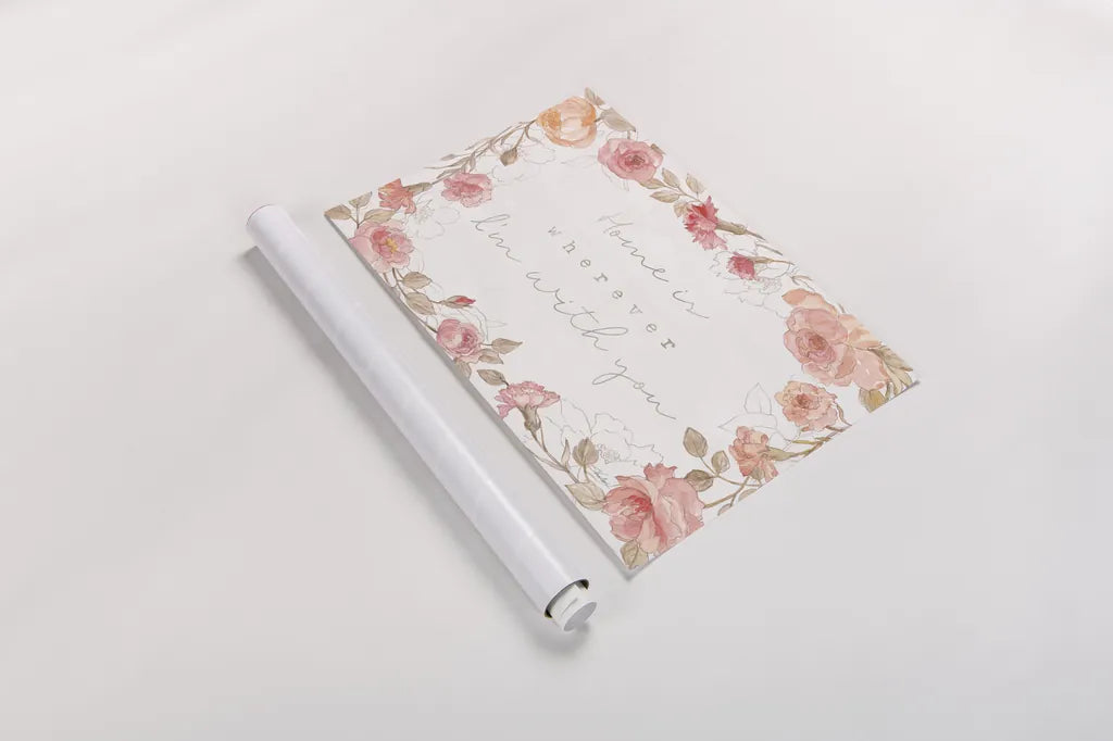 Romantic Blooms I by Silvia Vassileva. shown as a rolled paper print. Available as archival giclee rolled canvas, fine art paper, or poster print. SKU 82481i.