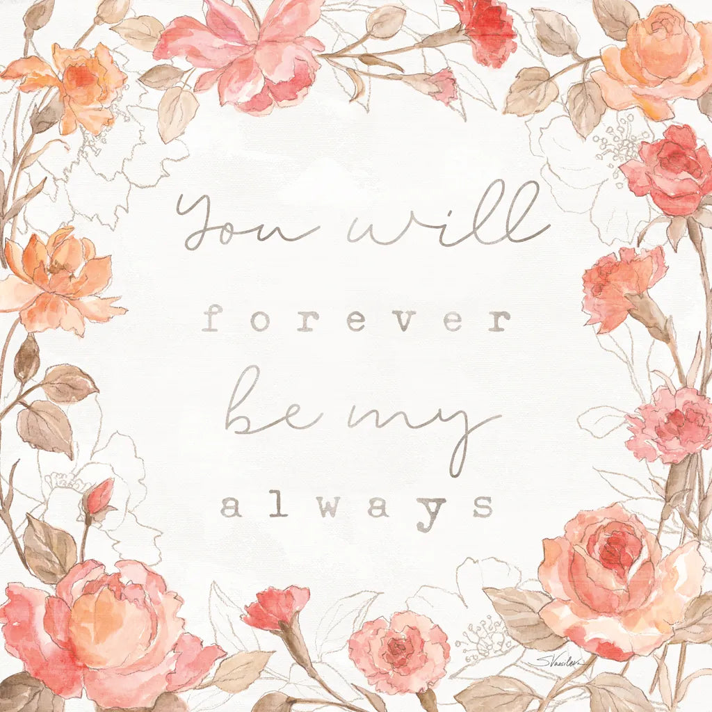 Romantic Blooms II by Silvia Vassileva. SKU 82482a. Archival Giclee Fine art print for wall decor.