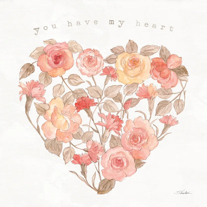 Romantic Blooms VI by Silvia Vassileva. SKU 82486a. Archival Giclee Fine art print for wall decor.