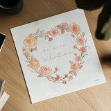 Romantic Blooms VII by Silvia Vassileva. Shown as a detailed flat fine art print, highlighting archival giclee quality. Available as an archival giclee rolled canvas, fine art paper, or poster print. SKU 82487a.