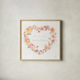 Romantic Blooms VII by Silvia Vassileva. Shown in a natural wood glass frame for a timeless modern aesthetic. Available as an archival giclee rolled canvas, fine art paper, or poster print. SKU 82487a.