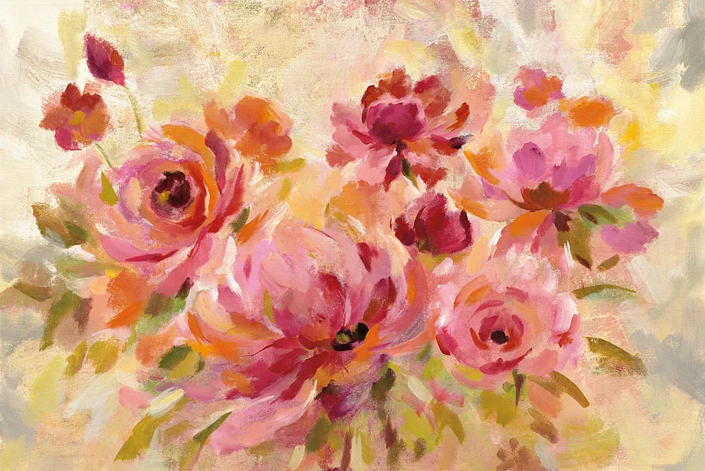 Romantic Bouquet by Silvia Vassileva. SKU 30161i. Archival Giclee Fine art print for wall decor.