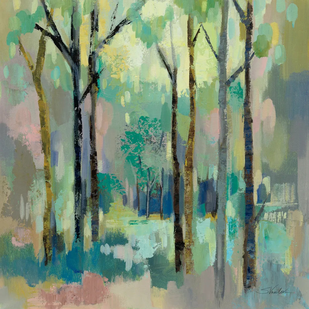Romantic Forest by Silvia Vassileva. SKU 73900a. Archival Giclee Fine art print for wall decor.