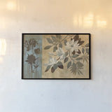 Romantic Magnolias I by Silvia Vassileva. shown as a paper print in a black flame. Available as a archival giclee rolled canvas, fine art paper, or poster print. SKU 6485i.