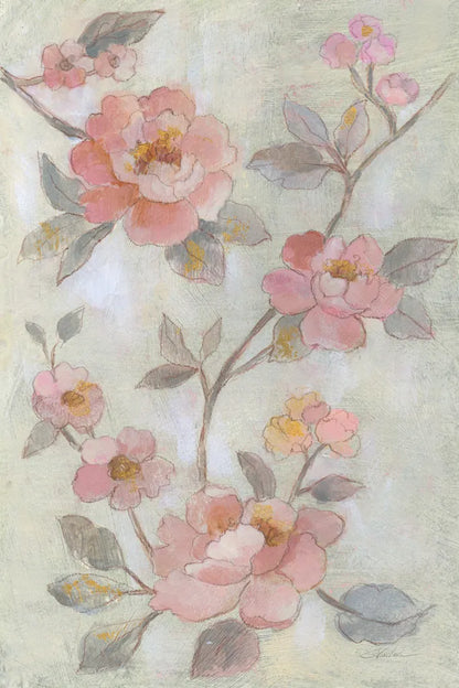 Romantic Spring Flowers I by Silvia Vassileva. SKU 63280h. Archival Giclee Fine art print for wall decor.