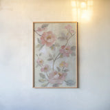 Romantic Spring Flowers I by Silvia Vassileva. shown as a paper print in a natural frame. Available as a archival giclee rolled canvas, fine art paper, or poster print. SKU 63280h.