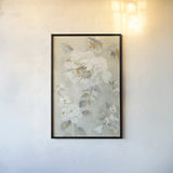 Romantic Spring Flowers II White by Silvia Vassileva. shown as a paper print in a black flame. Available as a archival giclee rolled canvas, fine art paper, or poster print. SKU 67242h.