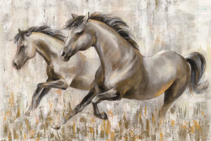 Running Horses by Silvia Vassileva. SKU 59955i. Archival Giclee Fine art print for wall decor.