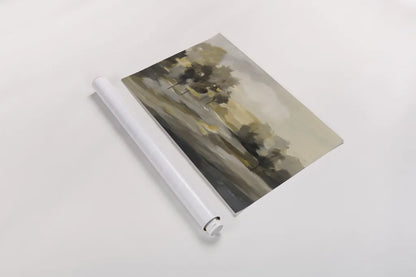 Rustic Landscape by Silvia Vassileva. shown as a rolled paper print. Available as archival giclee rolled canvas, fine art paper, or poster print. SKU 72106i.