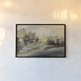 Rustic Landscape by Silvia Vassileva. shown as a paper print in a black flame. Available as a archival giclee rolled canvas, fine art paper, or poster print. SKU 72106i.