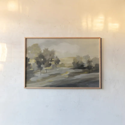 Rustic Landscape by Silvia Vassileva. shown as a paper print in a natural frame. Available as a archival giclee rolled canvas, fine art paper, or poster print. SKU 72106i.