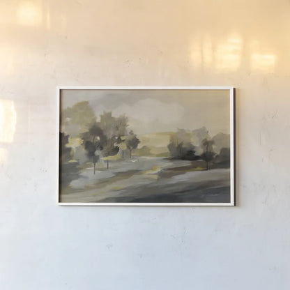 Rustic Landscape by Silvia Vassileva. shown as a paper print in a white frame. Available as a archival giclee rolled canvas, fine art paper, or poster print. SKU 72106i.