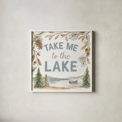 Rustic Retreat II by Silvia Vassileva. Shown in a crisp white glass frame for a clean and minimalist style. Available as an archival giclee rolled canvas, fine art paper, or poster print. SKU 94459a.