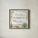 Rustic Retreat III by Silvia Vassileva. Shown in a sleek black glass frame for a contemporary gallery look. Available as an archival giclee rolled canvas, fine art paper, or poster print. SKU 94460a.