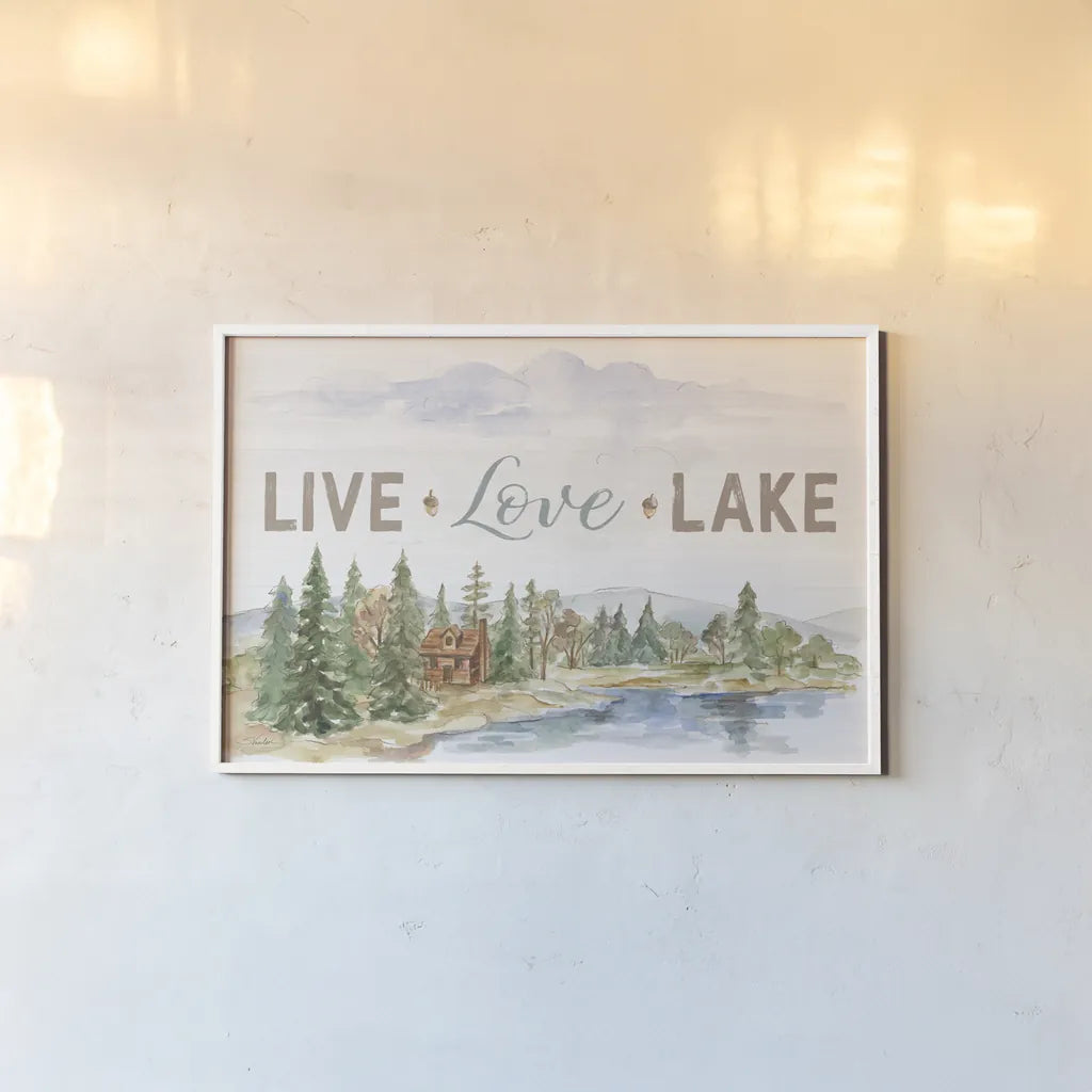 Rustic Retreat IV by Silvia Vassileva. shown as a paper print in a white frame. Available as a archival giclee rolled canvas, fine art paper, or poster print. SKU 94461i.