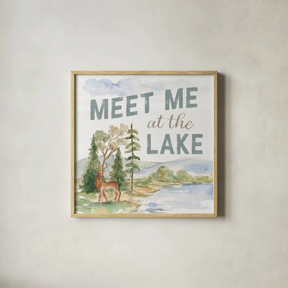 Rustic Retreat V by Silvia Vassileva. Shown in a natural wood glass frame for a timeless modern aesthetic. Available as an archival giclee rolled canvas, fine art paper, or poster print. SKU 94462a.