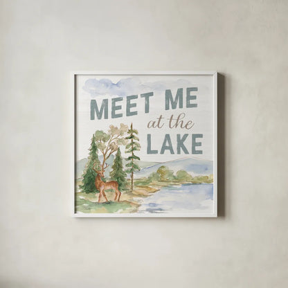 Rustic Retreat V by Silvia Vassileva. Shown in a crisp white glass frame for a clean and minimalist style. Available as an archival giclee rolled canvas, fine art paper, or poster print. SKU 94462a.