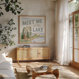 Rustic Retreat V by Silvia Vassileva. Shown in a natural wood frame in a cozy modern living room. Available as an archival giclee rolled canvas, fine art paper, or poster print. SKU 94462a.