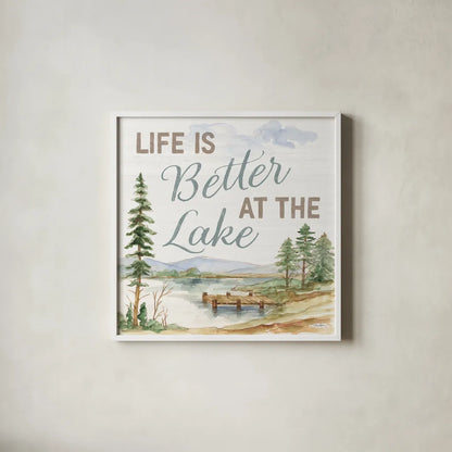 Rustic Retreat VI by Silvia Vassileva. Shown in a crisp white glass frame for a clean and minimalist style. Available as an archival giclee rolled canvas, fine art paper, or poster print. SKU 94463a.